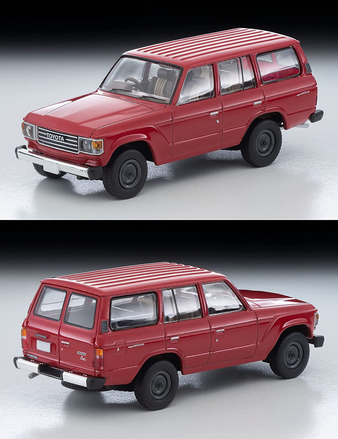 Tomica Limited Vintage 1/64 LV-N279b Toyota Landcruiser 60 Standard Gr. Up Van Spec. Red