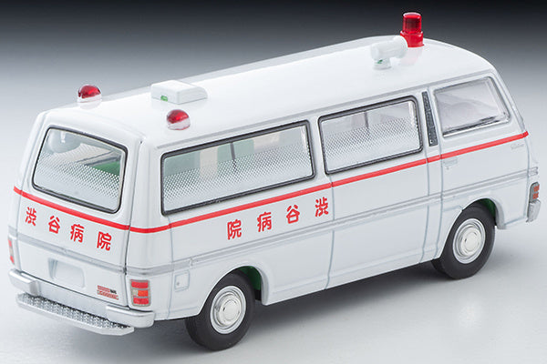 Tomica Limited Vintage NEO 1/64 LV-N Daitokai 01 Nissan Caravan Ambulance Shibuya Hospital