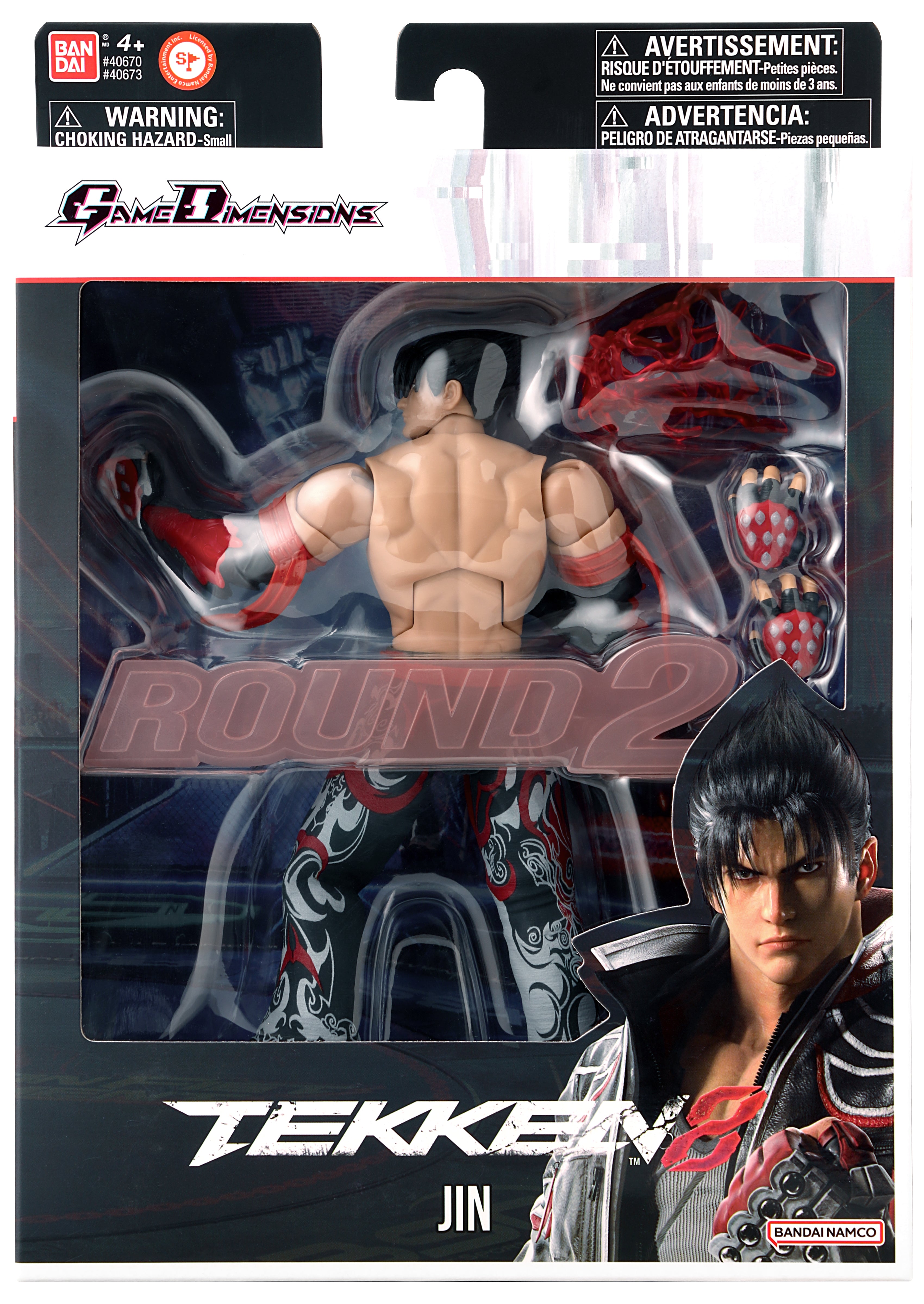 Bandai GameDimensions Tekken Action Figure -Jin Kazama- "Tekken 8"