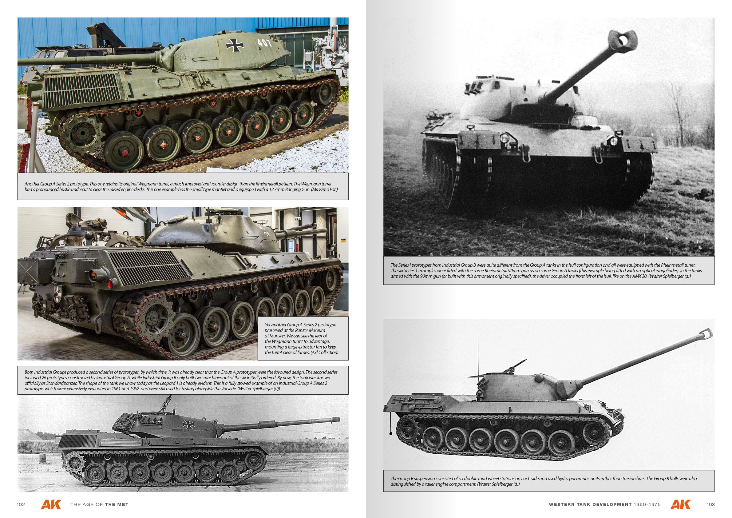 AK Interactive The Age of the Main Battle Tank (Historic Military Book with 220 Profiles)