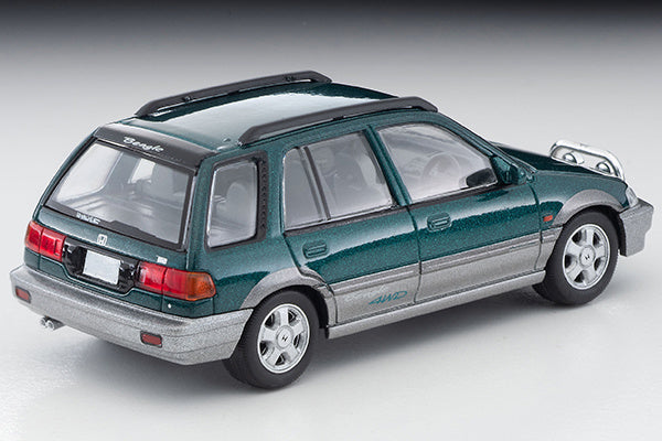 Tomica Limited Vintage 1/64 LV-N293B Honda Civic Shuttle Beagle 1994 Green And Grey