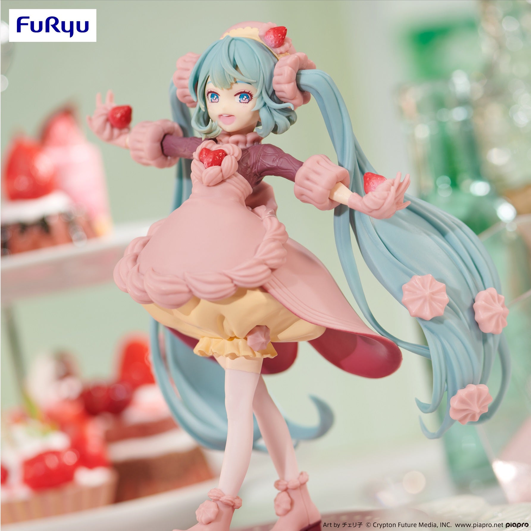 FURYU Corporation Hatsune Miku　SweetSweets Series Figure -Strawberry Chocolate Short-(re-run)