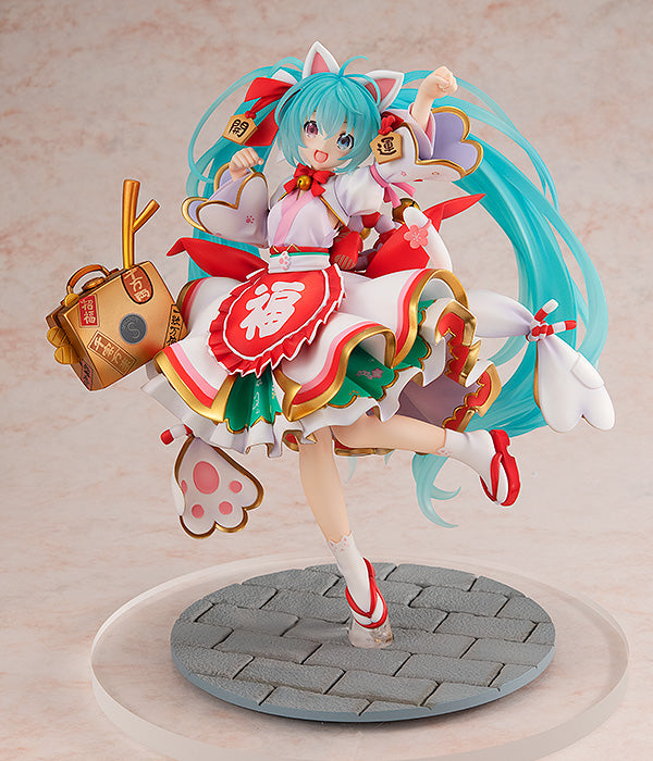 Kadokawa Character Vocal Series 01: Hatsune Miku Series Hatsune Miku Maneki Miku Ver. 1/7 Scale Figure