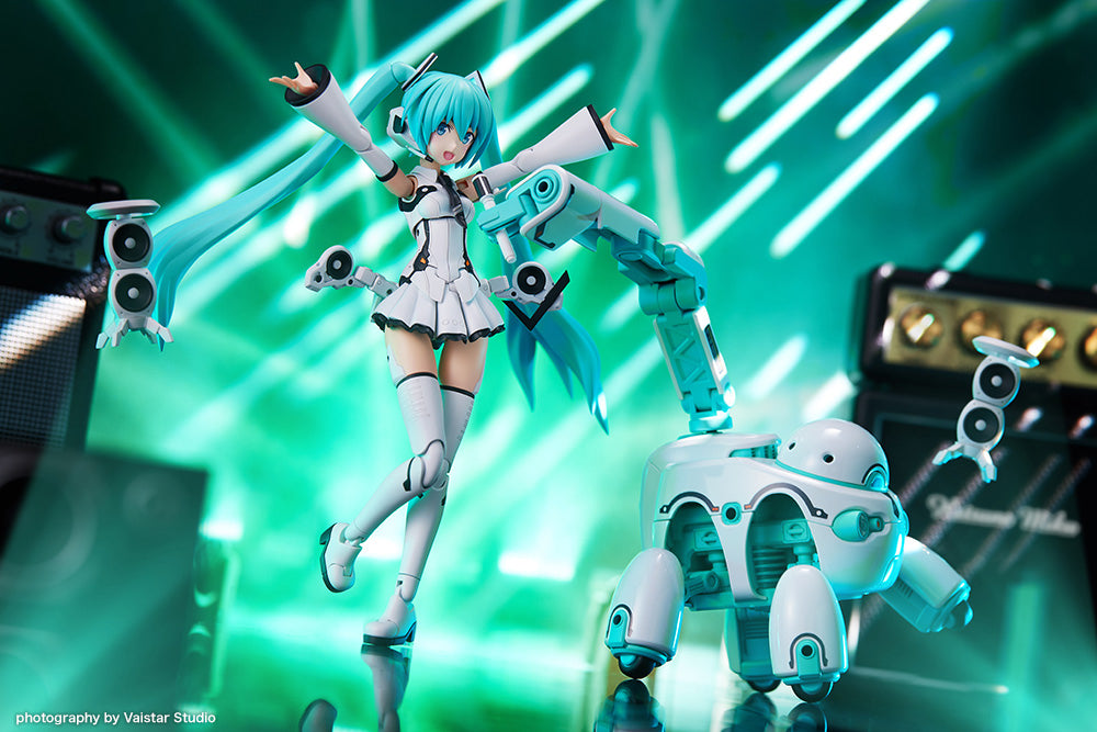 Kotobukiya Frame Arms Girl Series Frame Music Girl Hatsune Miku [Maruttoys Ver.] & Tamotu [Miku Ver.], Action Figure Kit