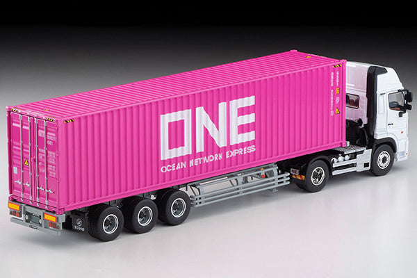 Tomica Limited Vintage 1/64 LV-N292B Hino Profia 40ft Marine Container Trailer One