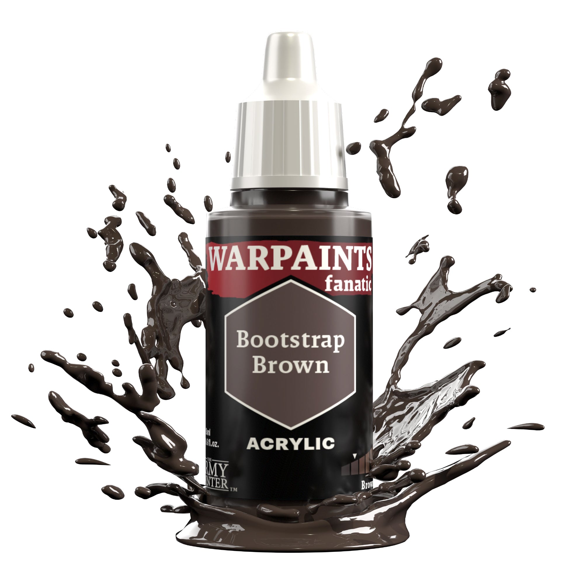 Army Painter Warpaints Fanatic Acrylic, Bootstrap Brown