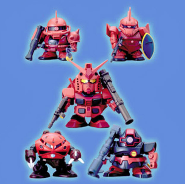 Bandai SD Gundam G Generation-F Char's Custom MS Collection