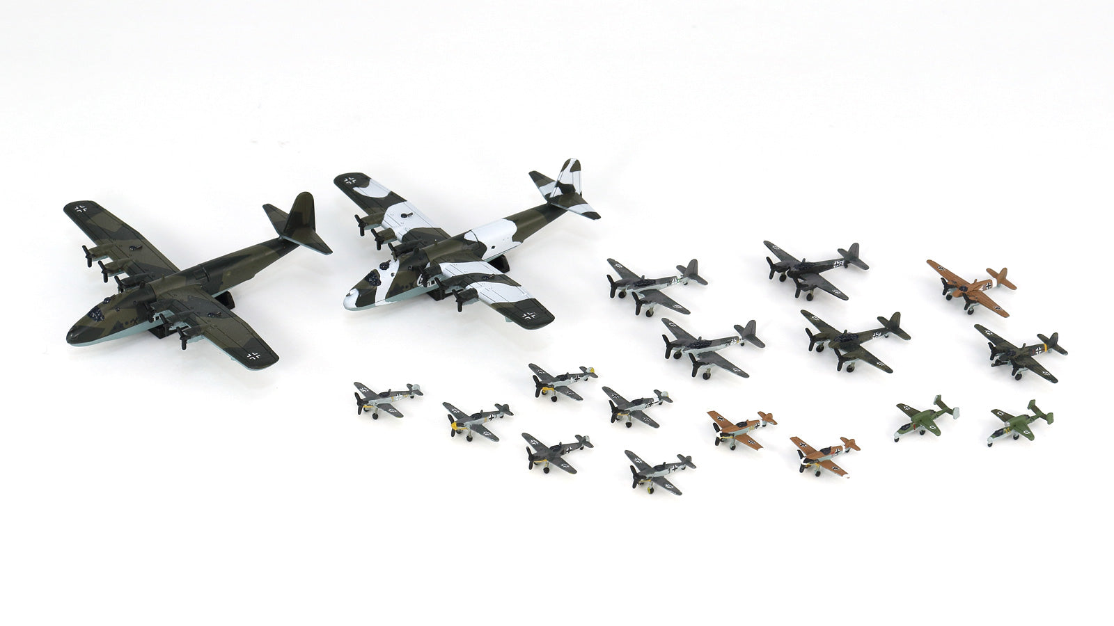 Pit Road 1/700 WWII Luftwaffe Aircraft Set 4