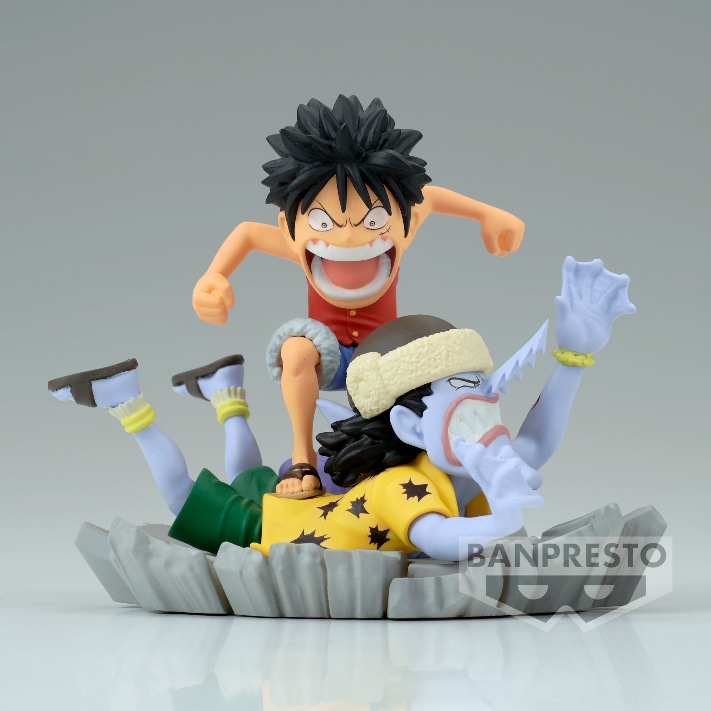 Bandai X Banpresto World Collectable Figure Log Stories Monkey D. Luffy VS Arlong "One Piece"