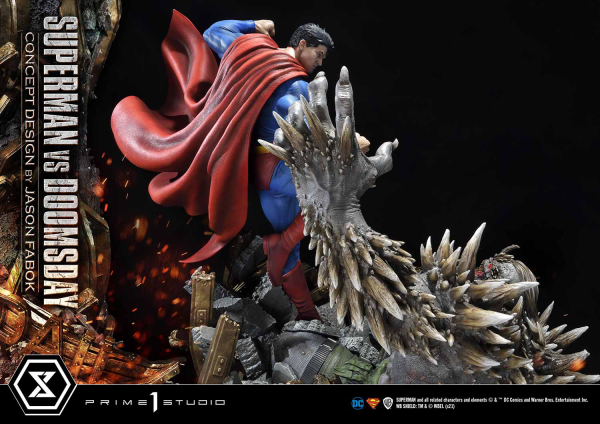 Prime 1 Studio Ultimate Museum Masterline Superman (Comics) Superman VS Doomsday (Concept By Jason Fabok)(4580708034157)(4580708034157)