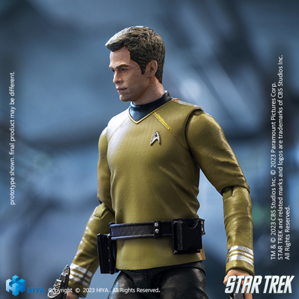 HIYA Toys Exquisite Mini Series 1/18 Scale STAR TREK 2009 Kirk Action Figure