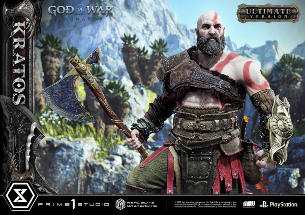 Prime 1 Studio Real Elite Masterline God of War: Ragnarok Kratos Ultimate Bonus Version(4582647120809)(4582647120809)