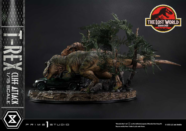 Prime 1 Studio Legacy Museum Collection The Lost World: Jurassic Park (Film) T-Rex Cliff Attack 1/15 scale Bonus Version(4582647121011)(4582647121011)