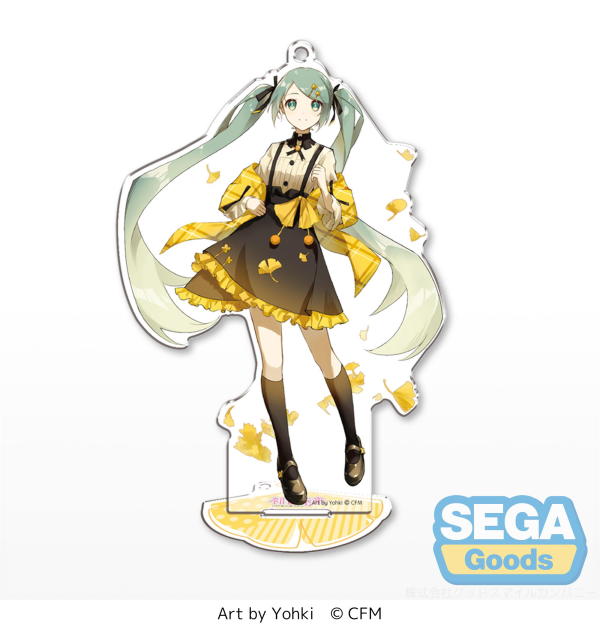 SEGA "Hatsune Miku" Autumn Outing Acrylic Stand Key Chain (Yohki Ver.) | 4580779541615