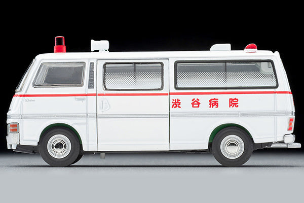 Tomica Limited Vintage NEO 1/64 LV-N Daitokai 01 Nissan Caravan Ambulance Shibuya Hospital