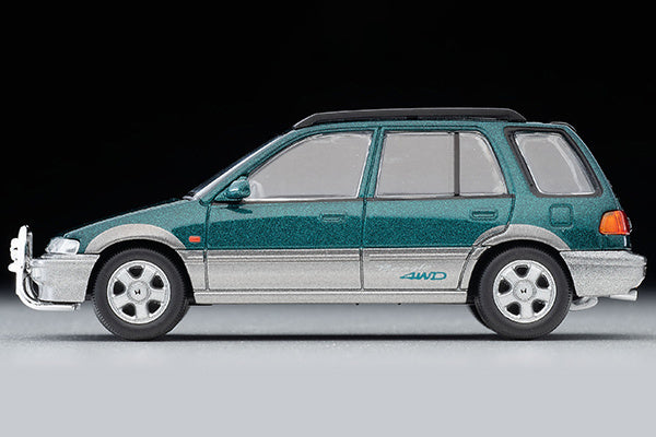 Tomica Limited Vintage 1/64 LV-N293B Honda Civic Shuttle Beagle 1994 Green And Grey