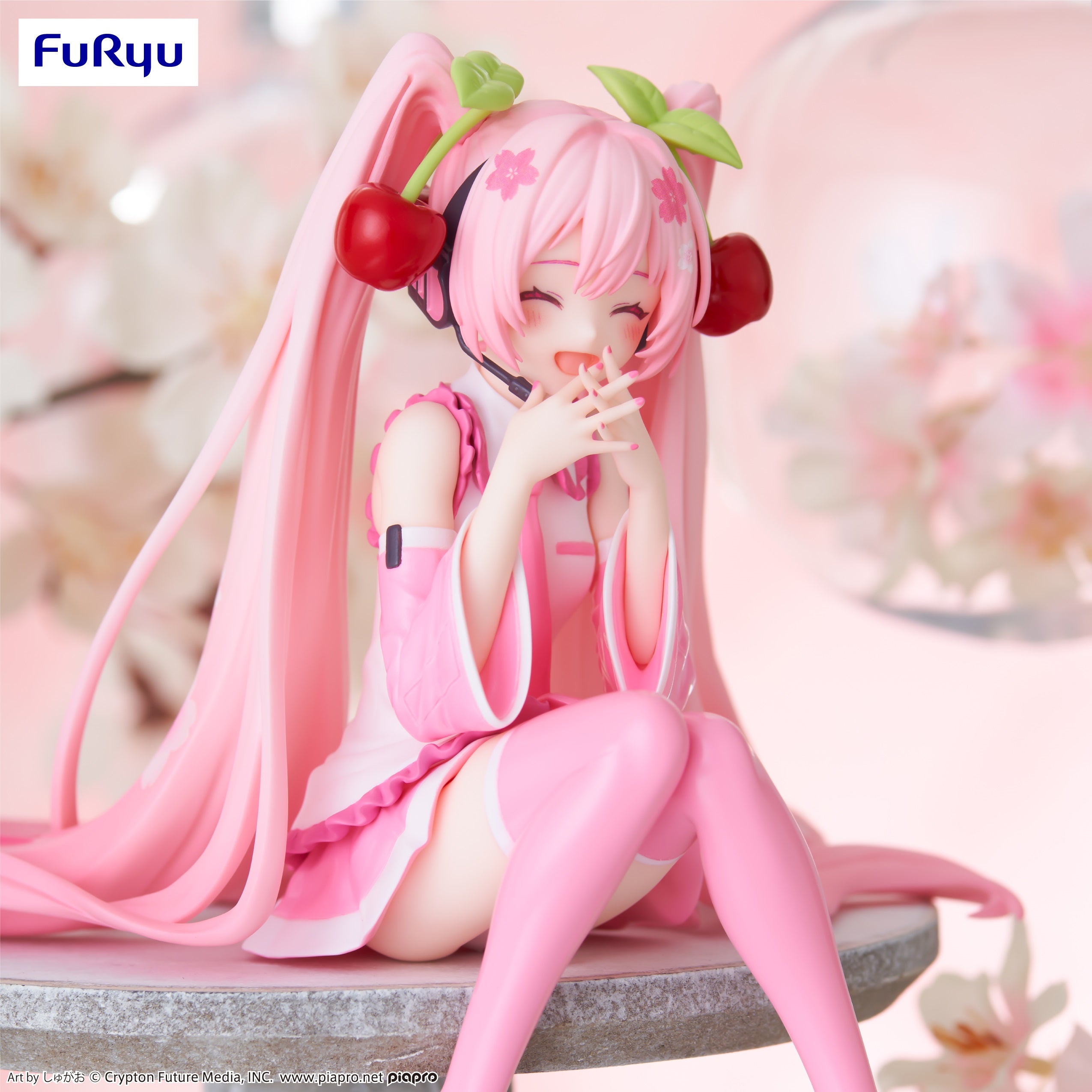 FURYU Corporation Hatsune Miku　Noodle Stopper Figure -Sakura Miku 2023 Smile ver.-