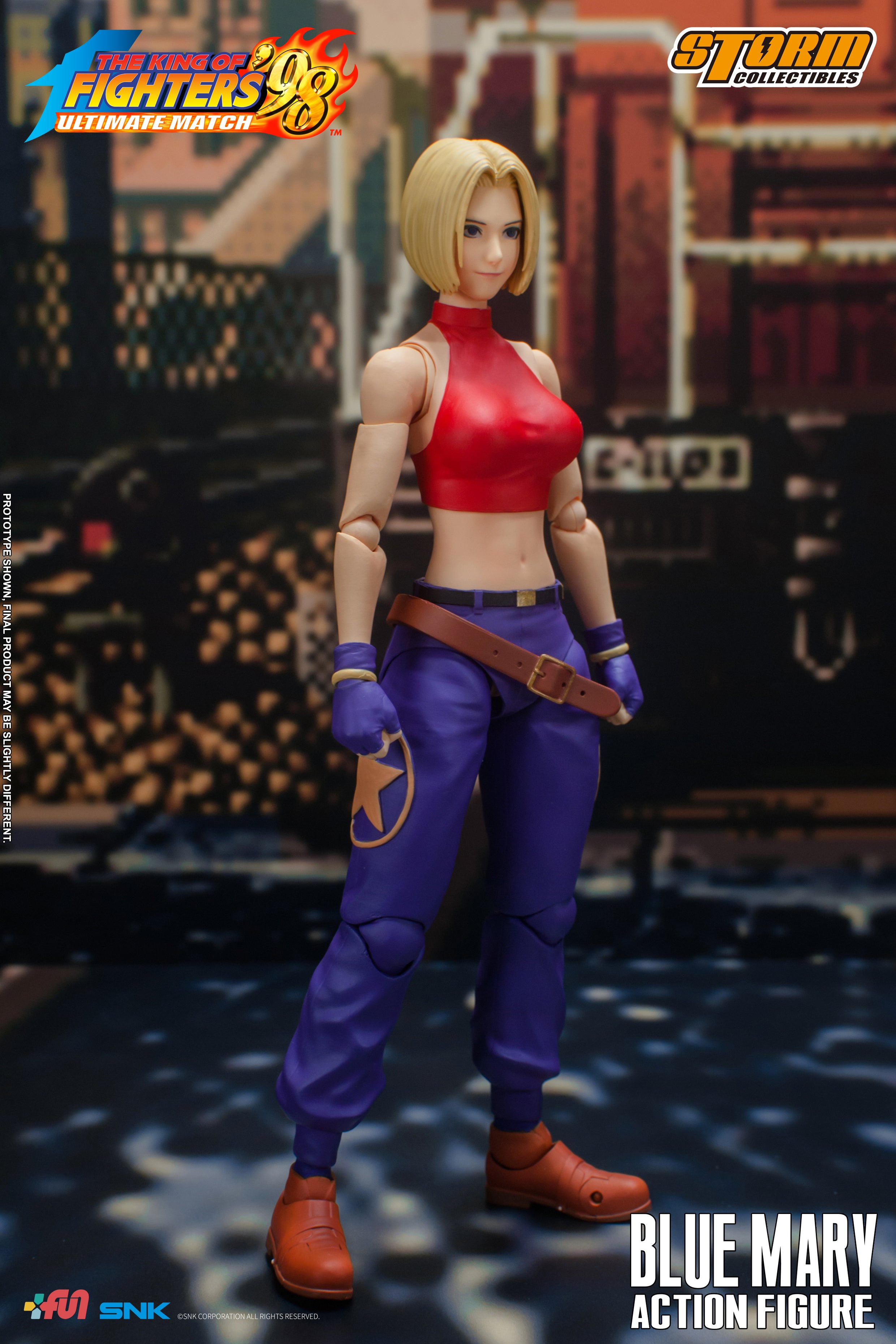 Storm Collectibles 1/12 Action Figure Blue Mary "King of Fighters '98"