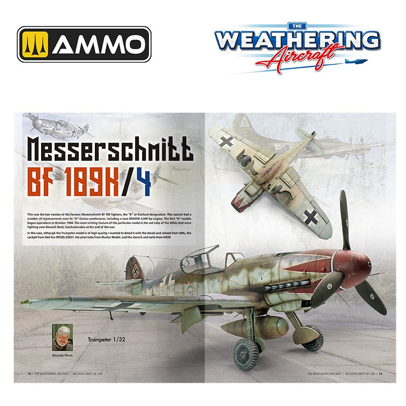 Ammo Mig THE WEATHERING AIRCRAFT 24 - Messerschmitt Bf 109 (English)