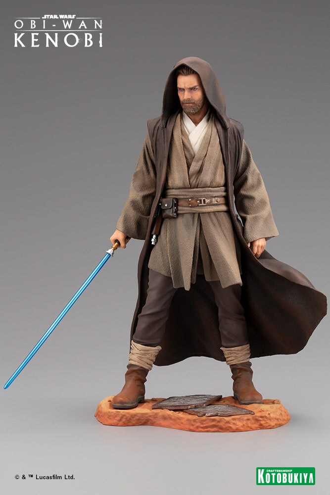 Kotobukiya 1/7 Star Wars Series ARTFX Obi-Wan Kenobi™, Pre-Painted Pvc Statue