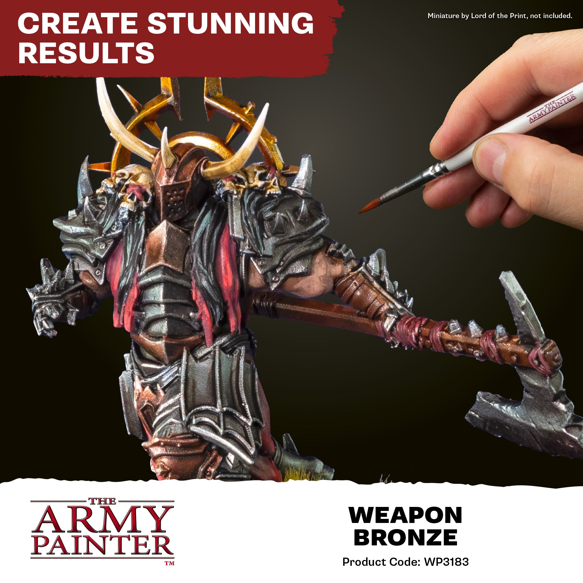 Army Painter Warpaints Fanatic Metallic, Weapon Bronze