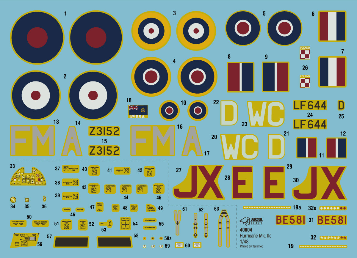 Arma Hobby 1/48 Hurricane Mk IIc