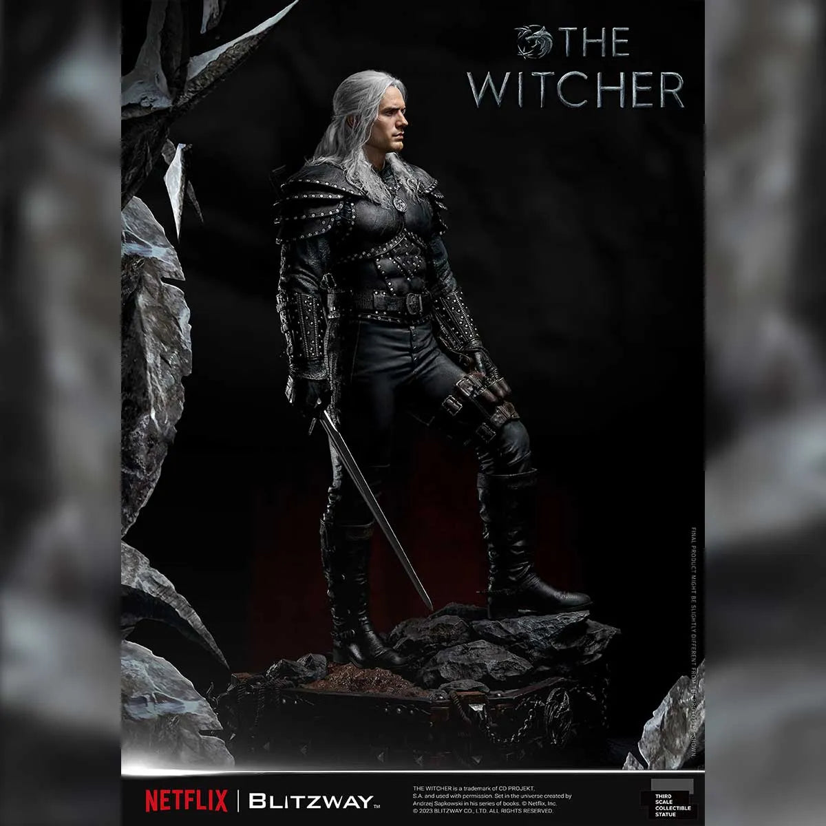 Blitzway 1/3 Infinite Scale Statue The Witcher 'Geralt of Rivia' "The Witcher"