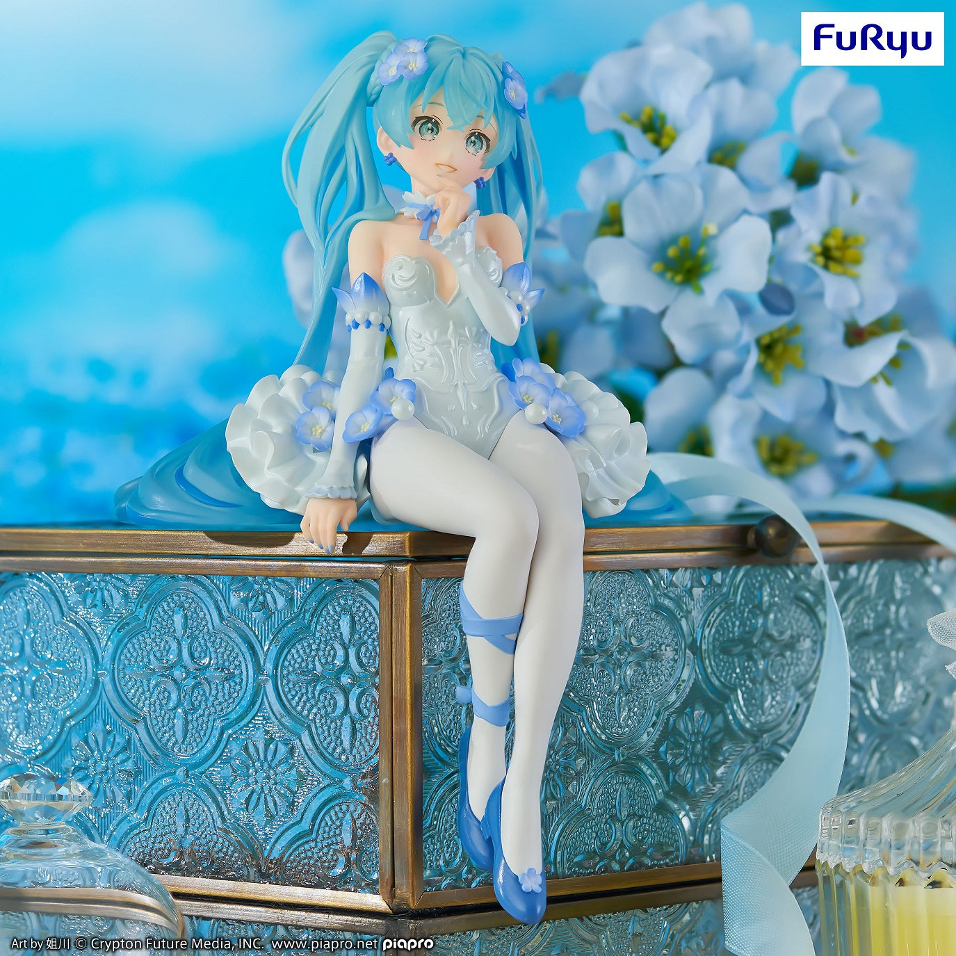 FURYU Corporation Hatsune Miku　Noodle Stopper Figure -Hatsune Miku Flower Fairy Nemophila-(re-run)