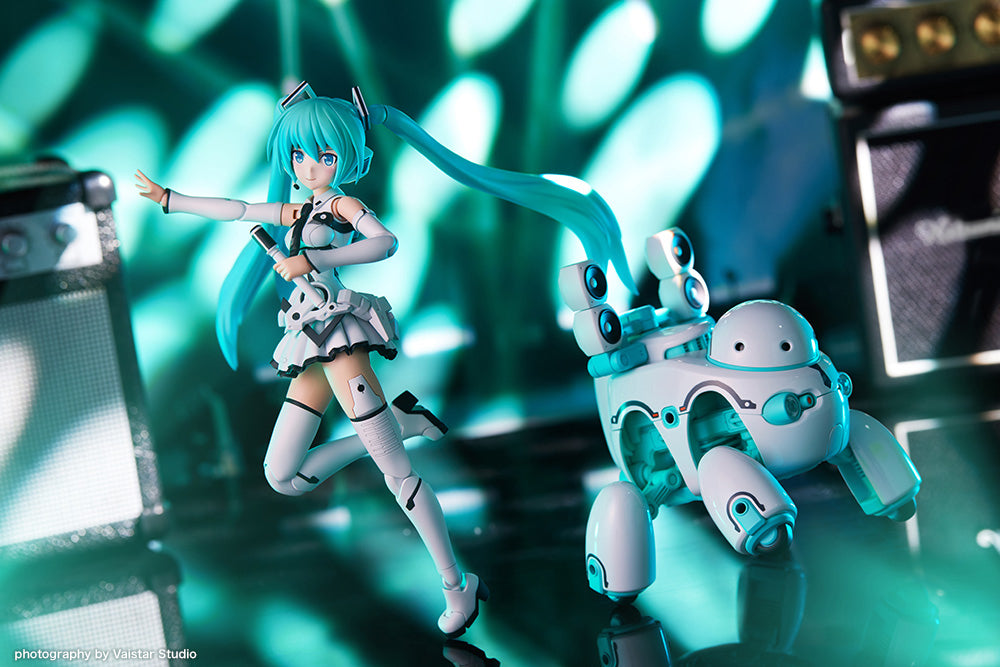 Kotobukiya Frame Arms Girl Series Frame Music Girl Hatsune Miku [Maruttoys Ver.] & Tamotu [Miku Ver.], Action Figure Kit