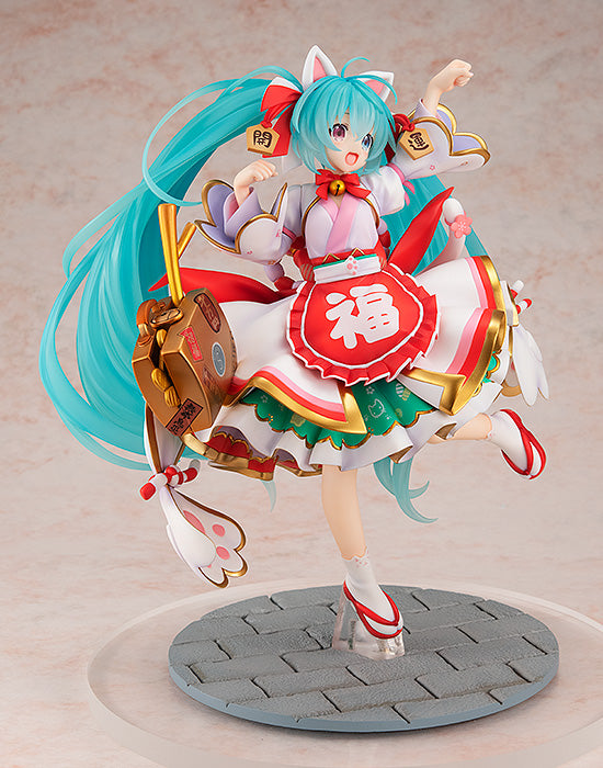 Kadokawa Character Vocal Series 01: Hatsune Miku Series Hatsune Miku Maneki Miku Ver. 1/7 Scale Figure