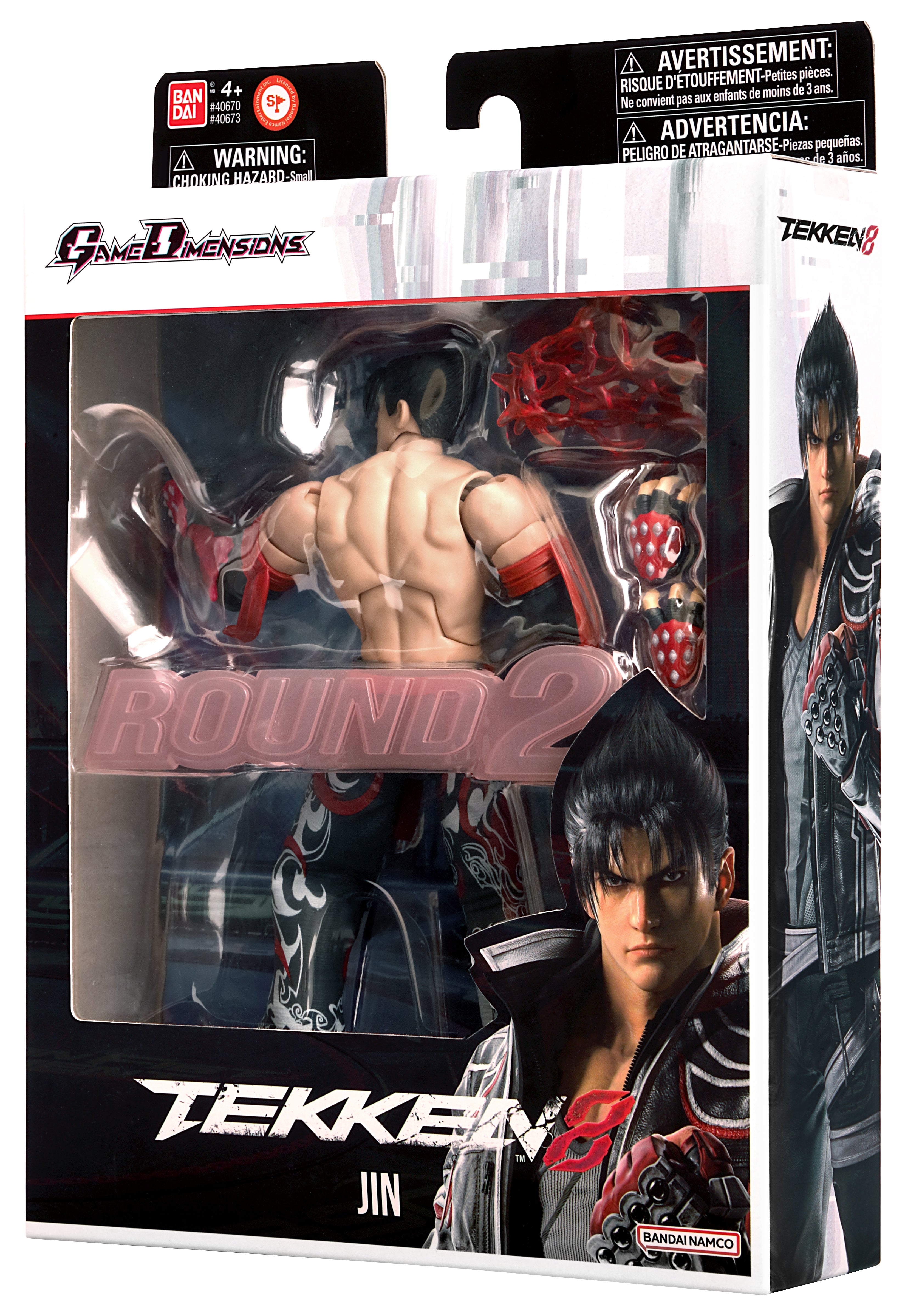 Bandai GameDimensions Tekken Action Figure -Jin Kazama- "Tekken 8"