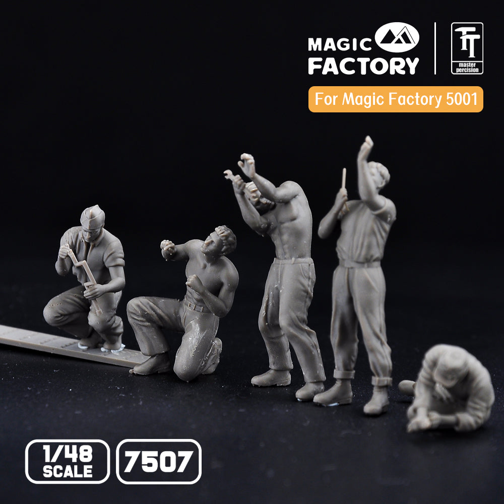 Magic Factory 1/48 Ground Service Crew Set (3D printed)