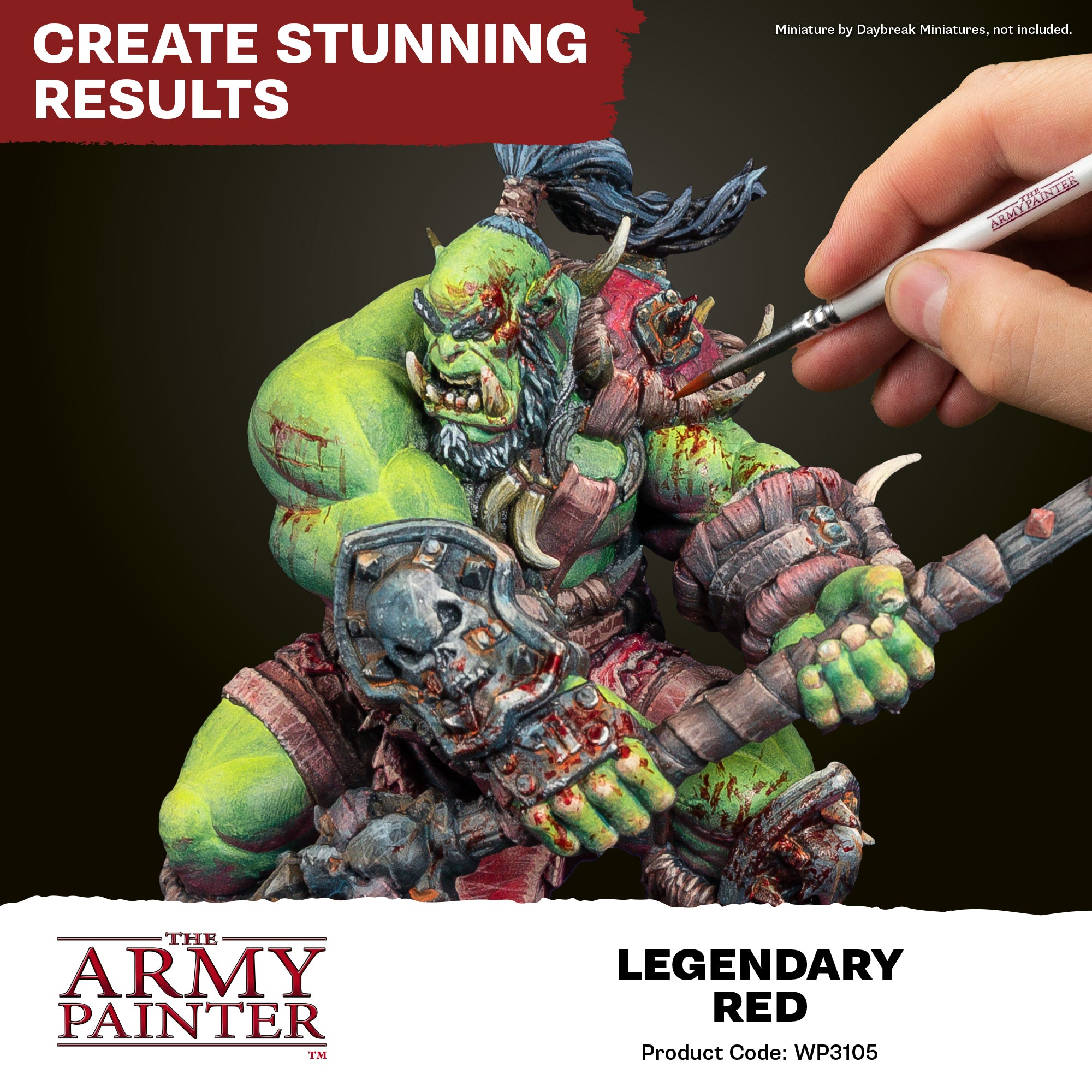 Army Painter Warpaints Fanatic Acrylic, Legendary Red