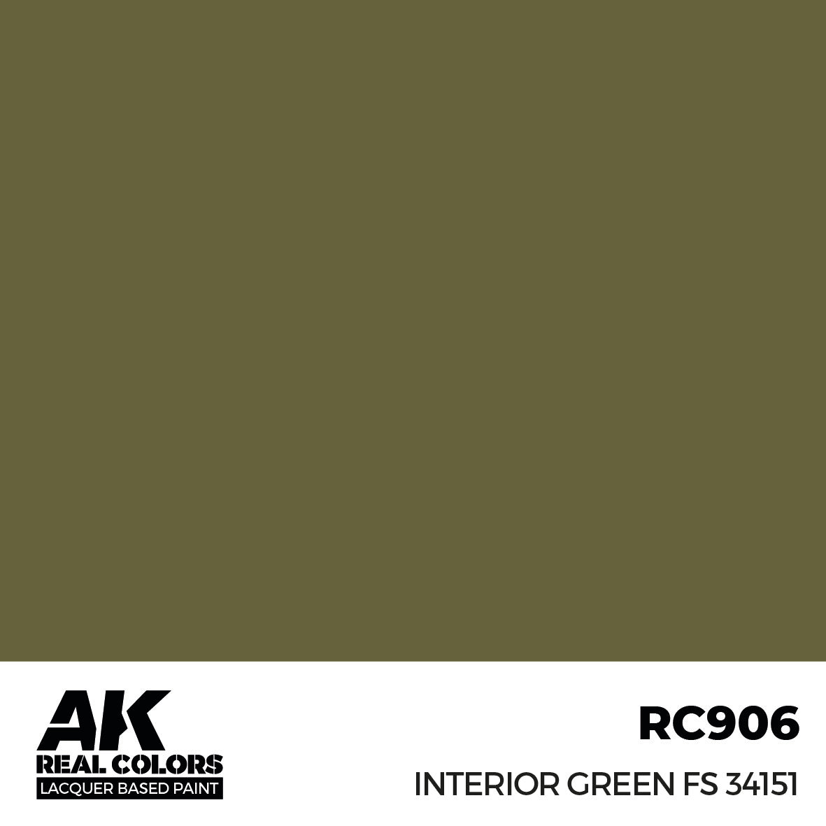 AK Interactive Real Colors Interior Green FS 34151 17 ml. | 8435568336599