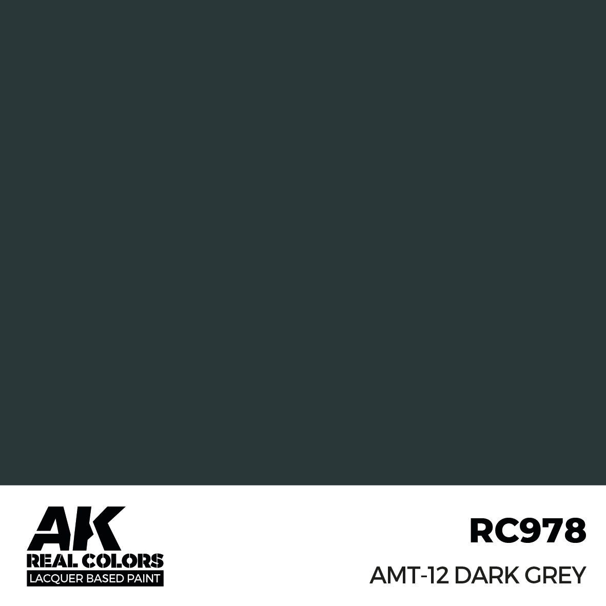 AK Interactive Real Colors AMT-12 Dark Grey 17 ml. | 8435568337312