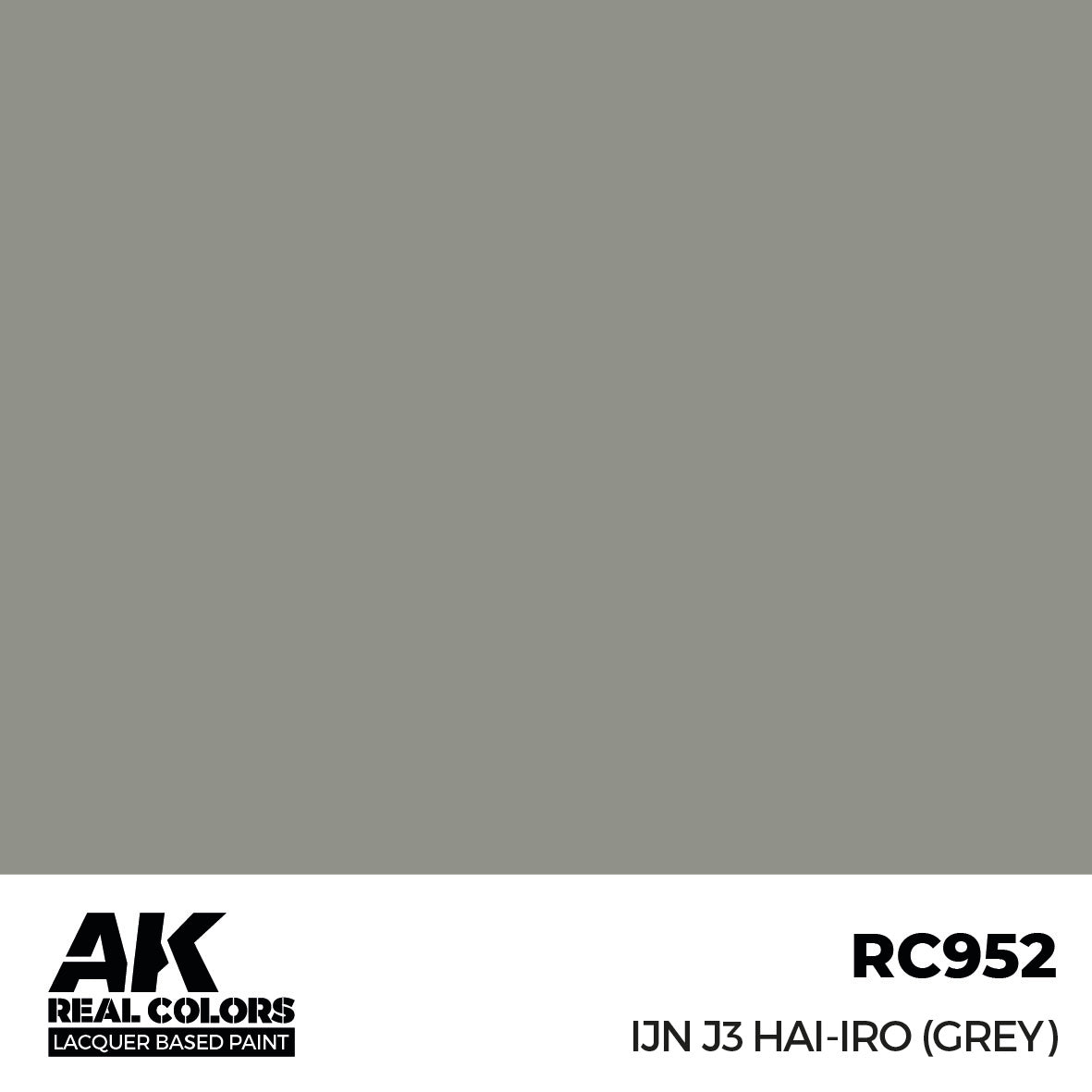 AK Interactive Real Colors IJN J3 HAI-IRO (GREY) 17 ml. | 8435568337053