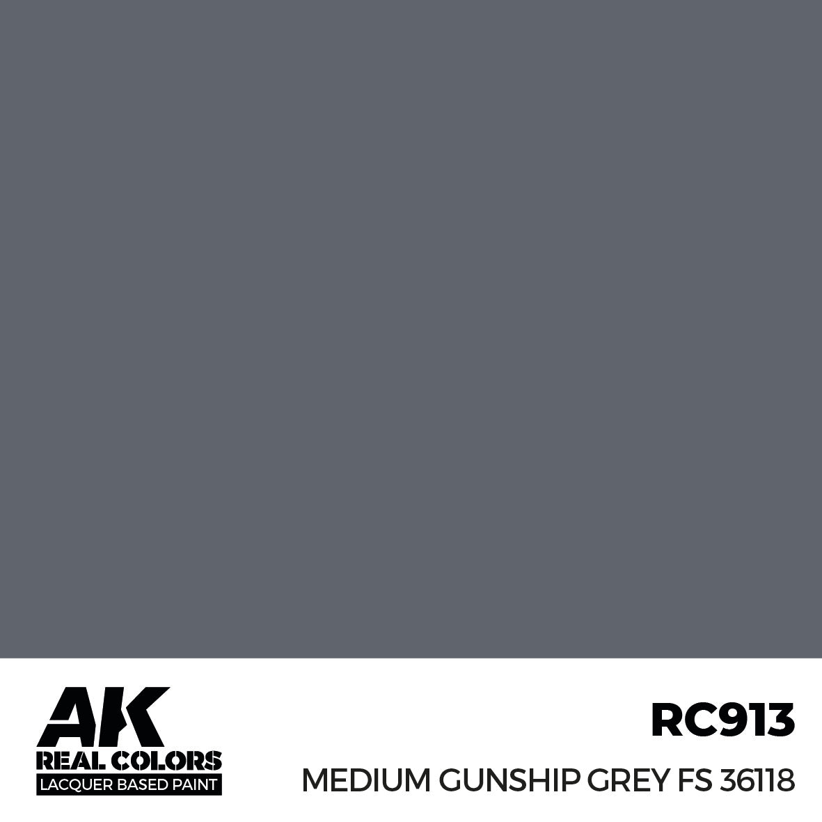 AK Interactive Real Colors Medium Gunship Grey FS 36118 17 ml. | 8435568336667