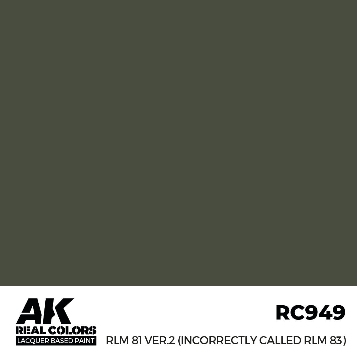 AK Interactive Real Colors RLM 81 Ver.2 (incorrectly called RLM 83) 17 ml. | 8435568337022