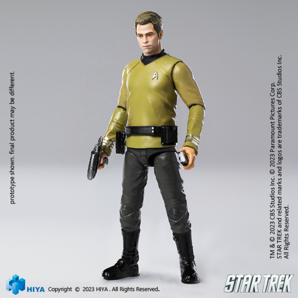 HIYA Toys Exquisite Mini Series 1/18 Scale STAR TREK 2009 Kirk Action Figure