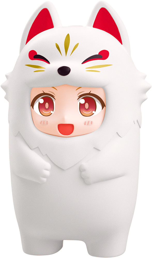 Good Smile Company Nendoroid More Series White Kitsune Kigurumi Face Parts Case