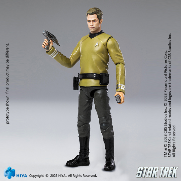 HIYA Toys Exquisite Mini Series 1/18 Scale STAR TREK 2009 Kirk Action Figure