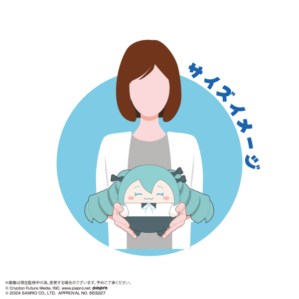 Hatsune miku×Cinnamoroll FUWA KORORIN Msize 2 (ITEM D) | 4580683625982