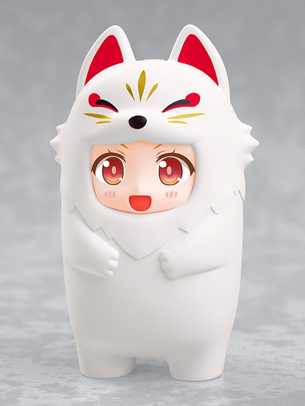 Good Smile Company Nendoroid More Series White Kitsune Kigurumi Face Parts Case