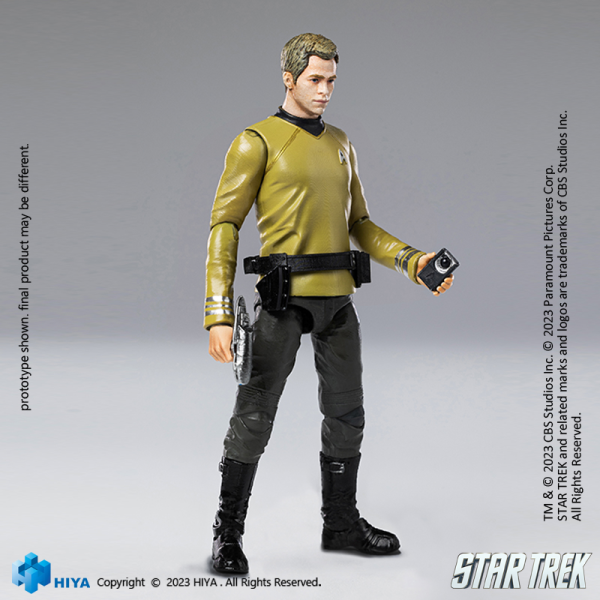 HIYA Toys Exquisite Mini Series 1/18 Scale STAR TREK 2009 Kirk Action Figure