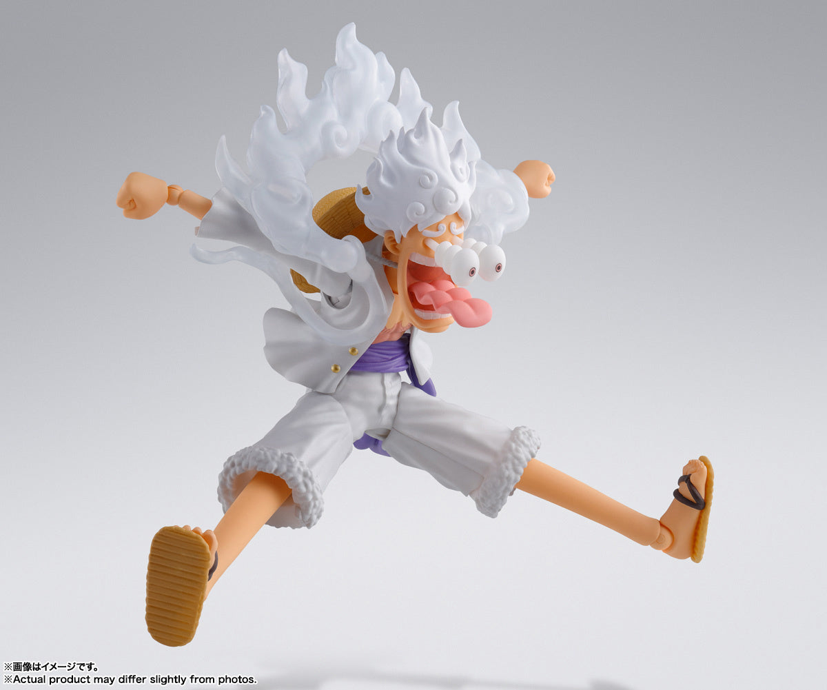 BANDAI Spirits MONKEY.D.LUFFY -GEAR5- "ONE PIECE", TAMASHII NATIONS S.H.Figuarts