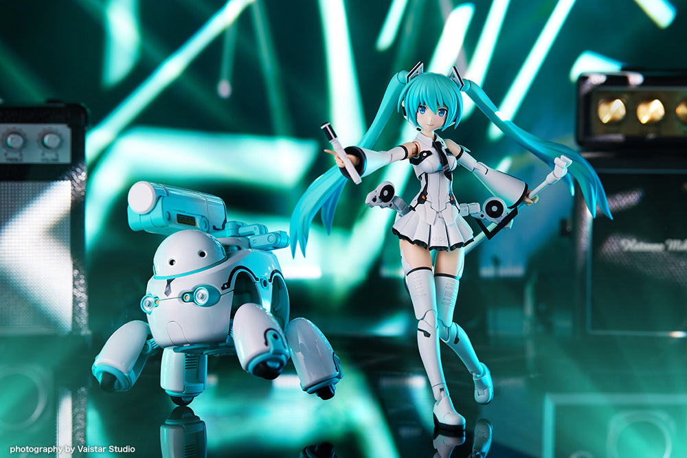 Kotobukiya Frame Arms Girl Series Frame Music Girl Hatsune Miku [Maruttoys Ver.] & Tamotu [Miku Ver.], Action Figure Kit