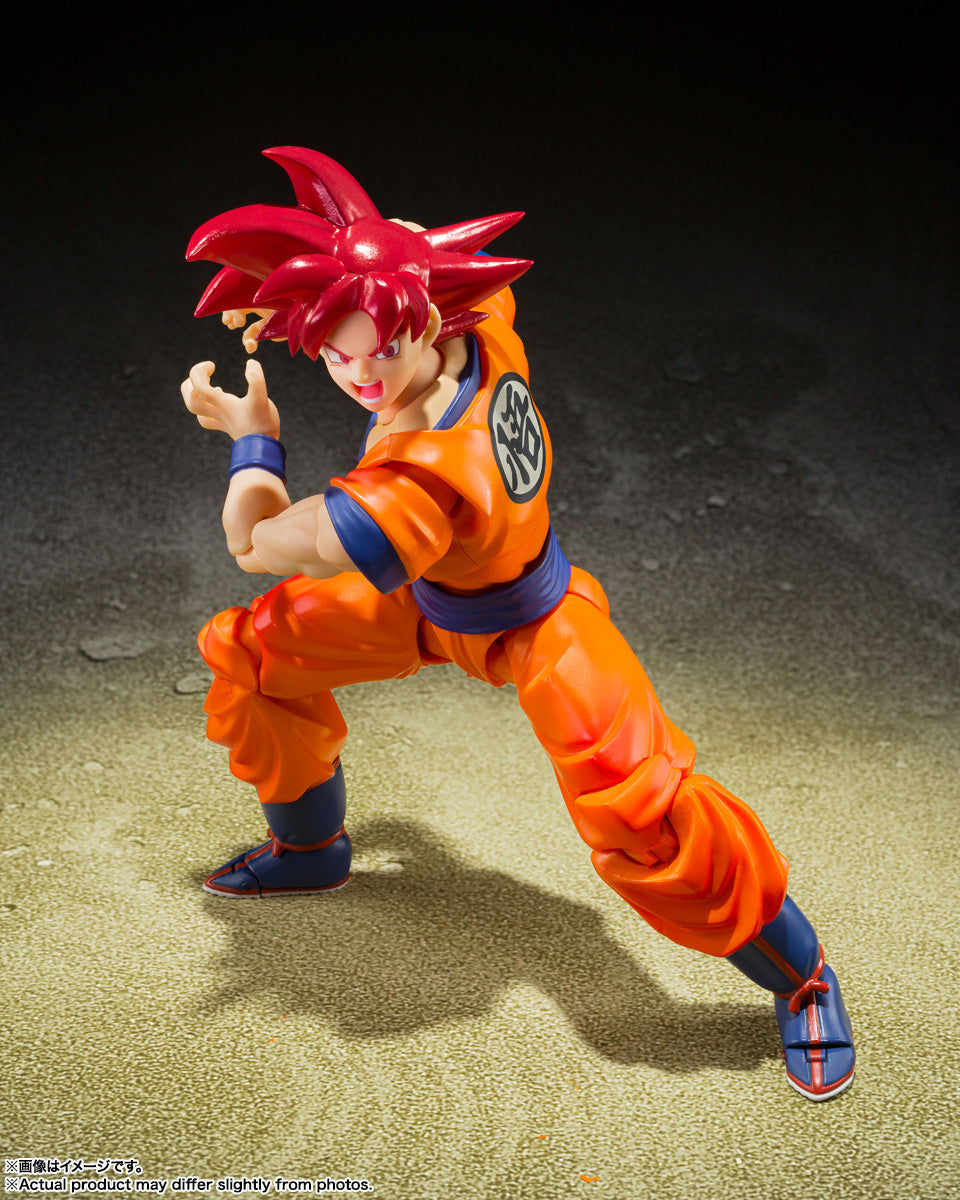 BANDAI Spirits SUPER SAIYAN GOD SON GOKU -SAIYAN GOD OF VIRTUE- "DRAGON BALL SUPER", TAMASHII NATIONS S.H.Figuarts