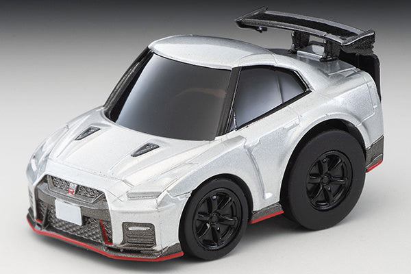 TomyTec Choro Q QS-05B Nissan Gt-R Nid7:D27Smo Nismo N Attack Package Silver