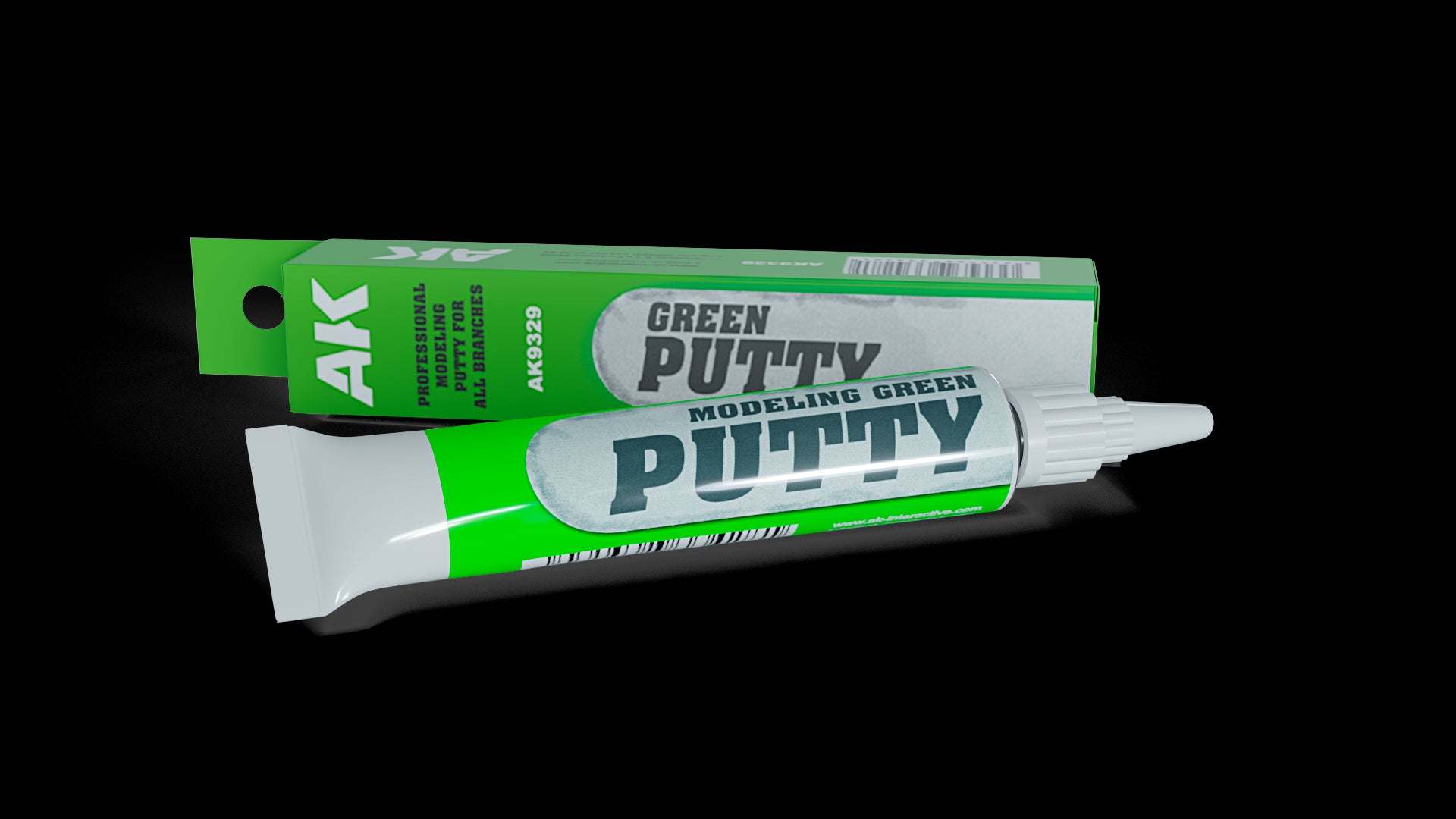 AK Interactive Modelling Green Putty - High Quality