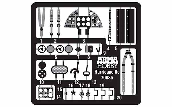 Arma Hobby 1/72 Hurricane Mk II B/C Expert Set